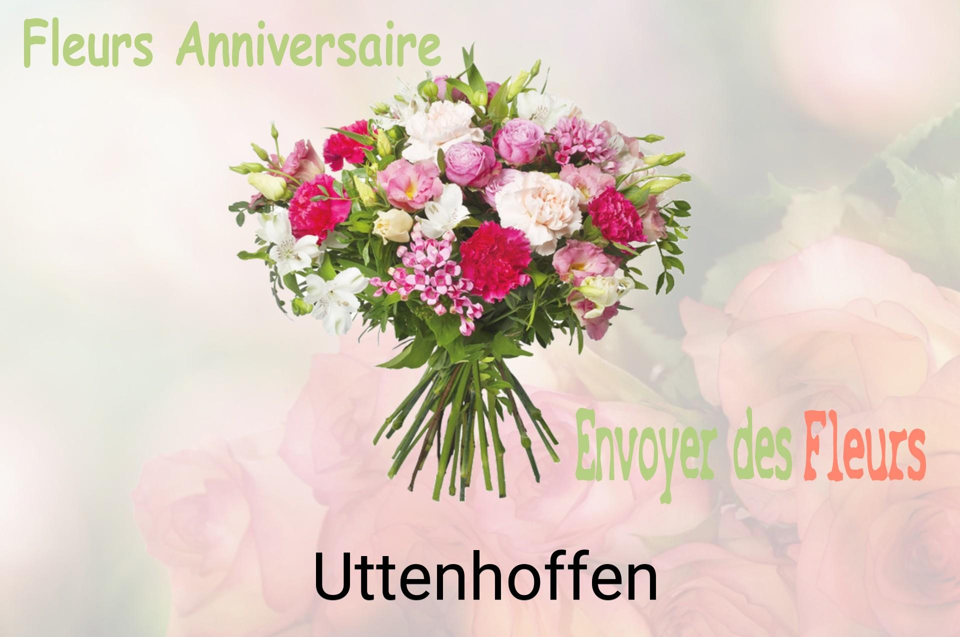 Bouquet de fleurs d’anniversaire livré à Uttenhoffen