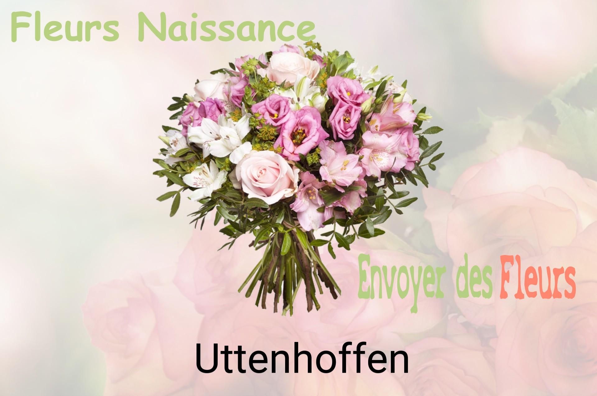 Bouquet de fleurs de naissance livré à Uttenhoffen