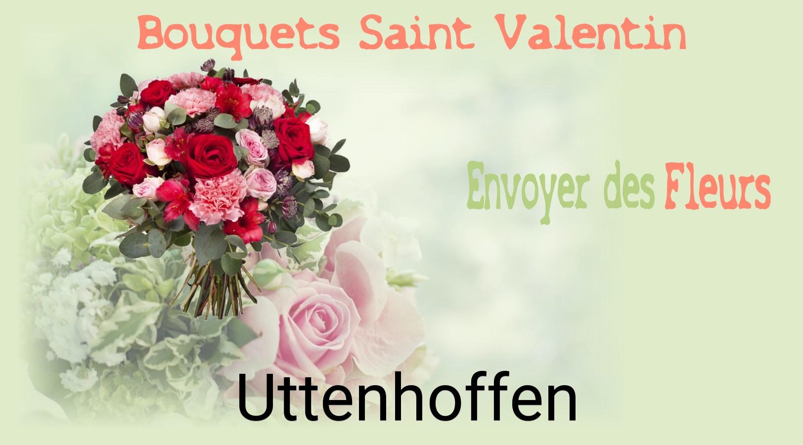Roses de Saint-Valentin livrées à Uttenhoffen